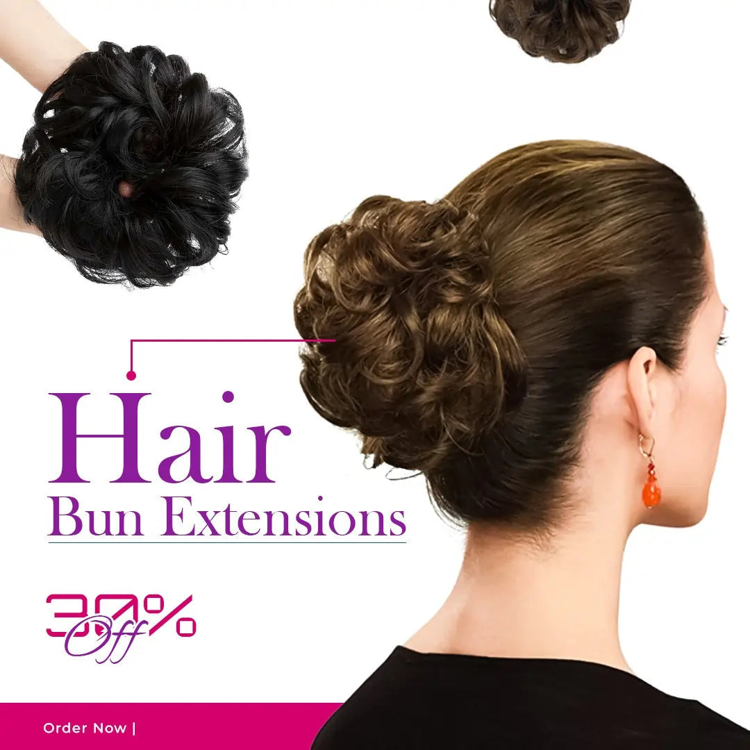 PREMIUM QUALITY MESSY HAIR BUN SCRUNCHIES