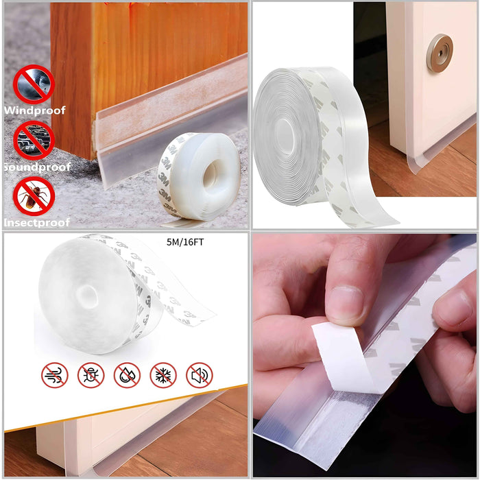 Door Sealing Strips for Sound Proofing, Insects & Dust