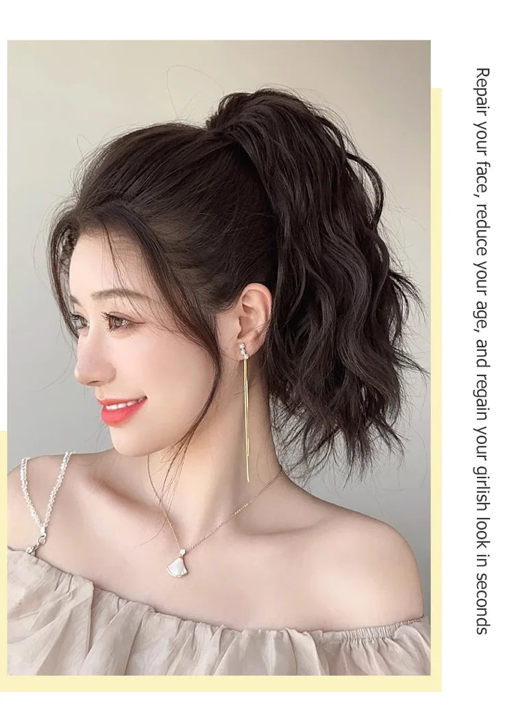 Beautiful High Ponytail with Curly Hair (FREE SHIPPING🚚)