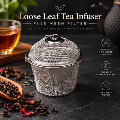 Portable Reusable Stainless Steel Tea Infuser