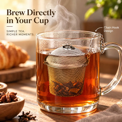 Portable Reusable Stainless Steel Tea Infuser