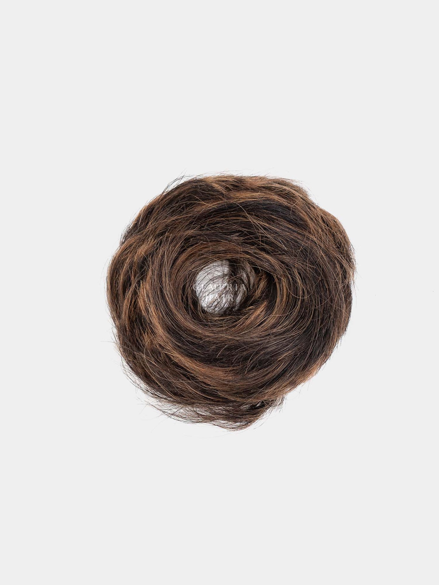 GOLDEN BROWN 4 CLIPS HIGHLIGHTS + PREMIUM MESSY HAIR BUN