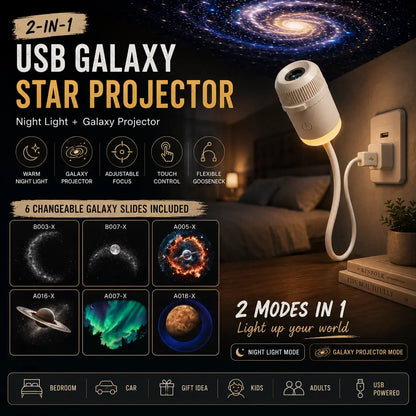 Aurora Galaxy Projection Lamp✨