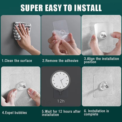 Punch-Free Screw Stickers (Pack of 10)