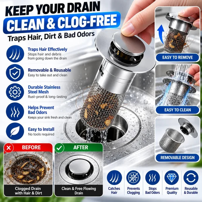 Sink Drain Stopper & Strainer