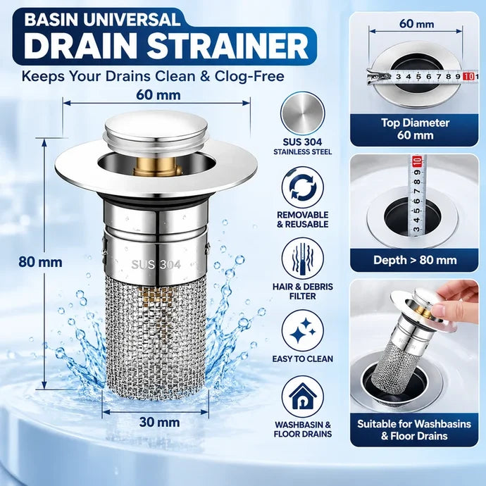 Sink Drain Stopper & Strainer