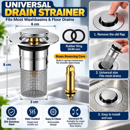 Sink Drain Stopper & Strainer