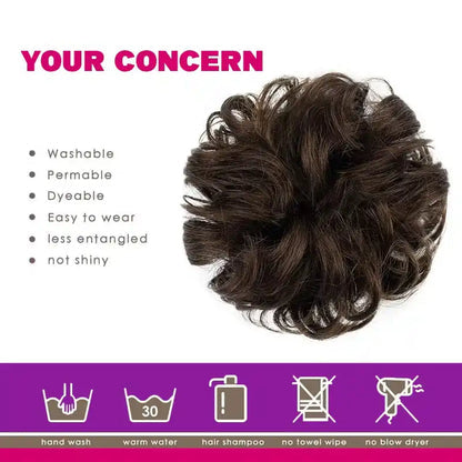 PREMIUM QUALITY MESSY HAIR BUN SCRUNCHIES
