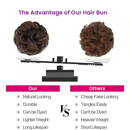 PREMIUM QUALITY MESSY HAIR BUN SCRUNCHIES