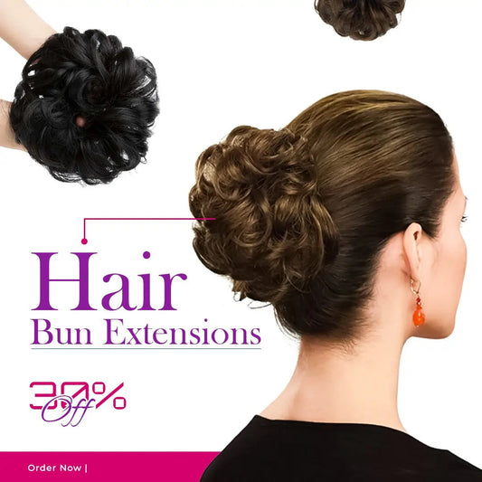 PREMIUM QUALITY MESSY HAIR BUN SCRUNCHIES