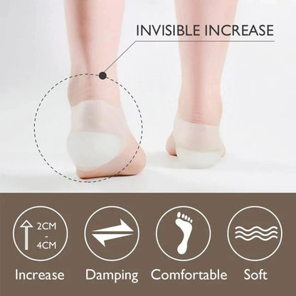 Height Increasing Silicone Heel Pair (FREE SHIPPING)