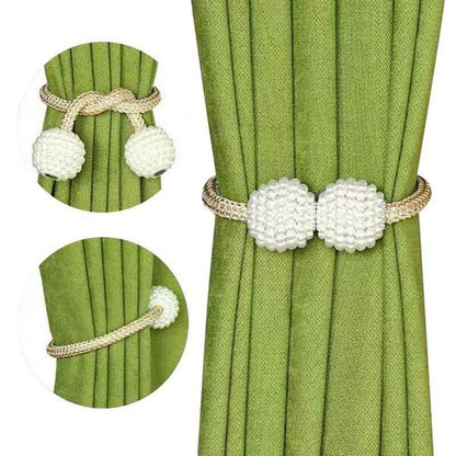 Magnetic Pearl Curtain Tiebacks (Free Shipping🚚)