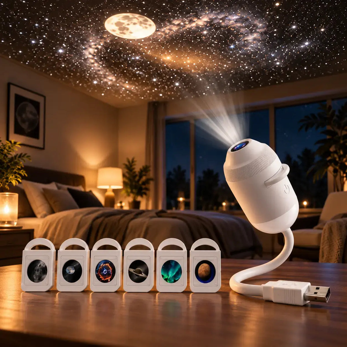 Aurora Galaxy Projection Lamp✨