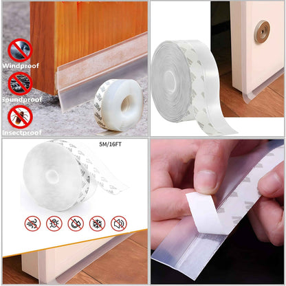 Door Sealing Strips for Sound Proofing, Insects & Dust